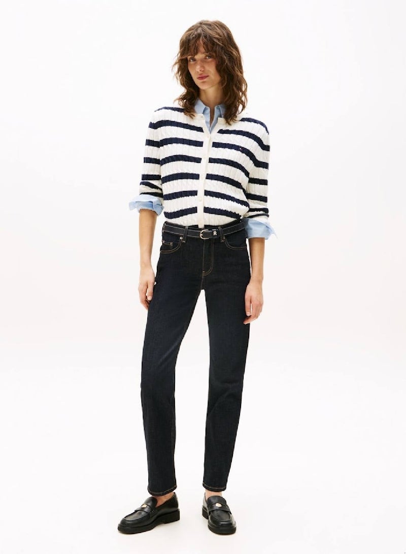 TOMMY HILFIGER Mid Rise Classic Straight Jeans - Image 1