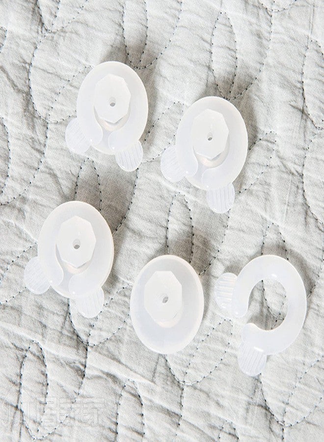 Bnapott 12 Sets Duvet Comforter Clips, Duvet Donut Holder Fastener Sets, Comforter Grippers to Keep Duvet Corner in Place - Image 3