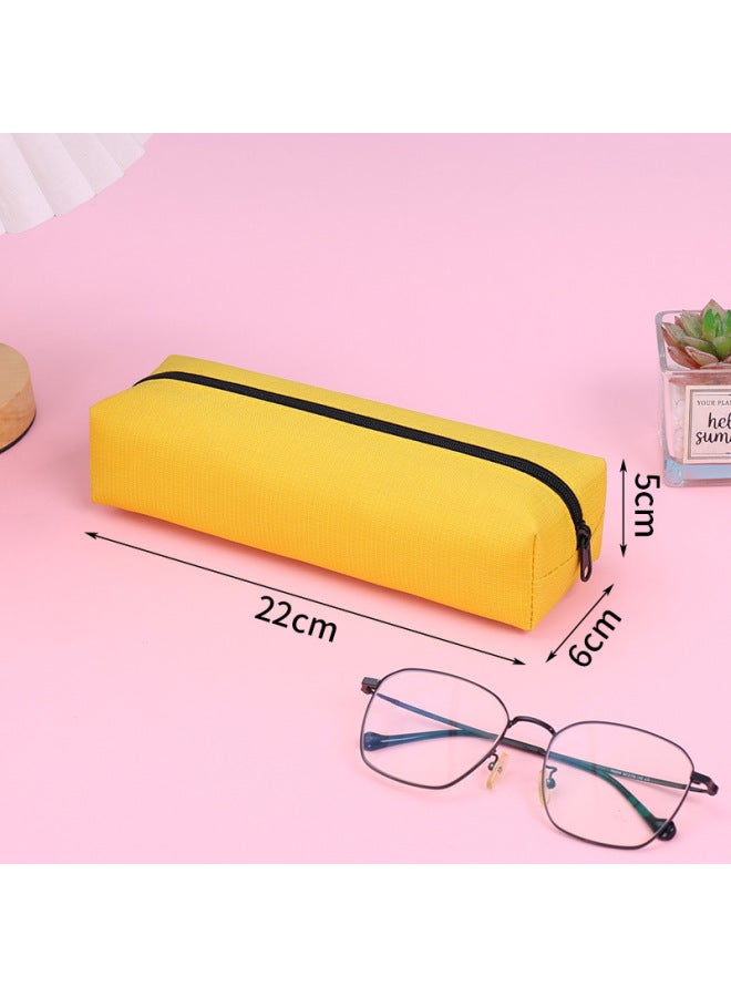 Simple Large-capacity Pencil Bag For Boys And Girls, Stain-resistant Pencil Box, Student Square Pencil Bag, Customized Promotional Pencil Box