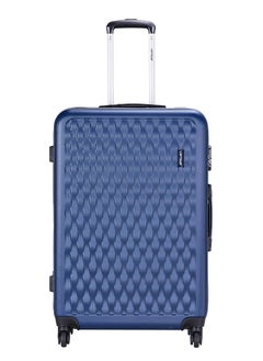 VIPTOUR ABS Hardside 3Pcs Trolley Luggage Set Spinner Wheels With Number Lock 20/24/28 Dark Blue  - Image 2