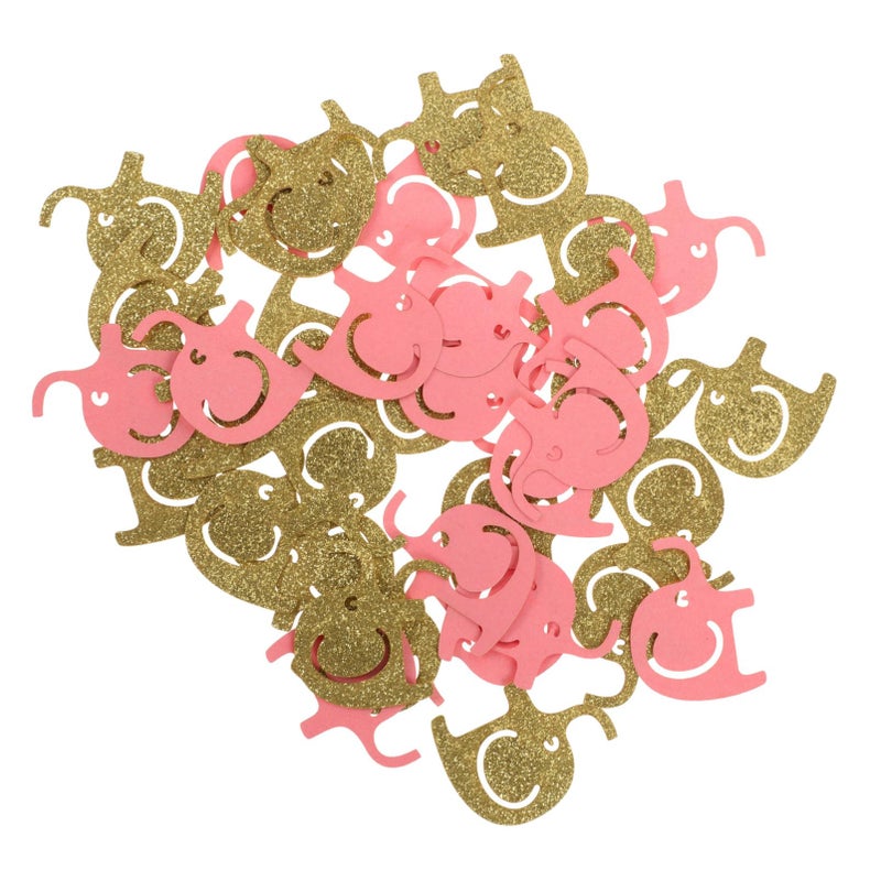 Cartoon Elephant Confetti For Baby Shower Decorations DIY Party Table Decoration - Image 2