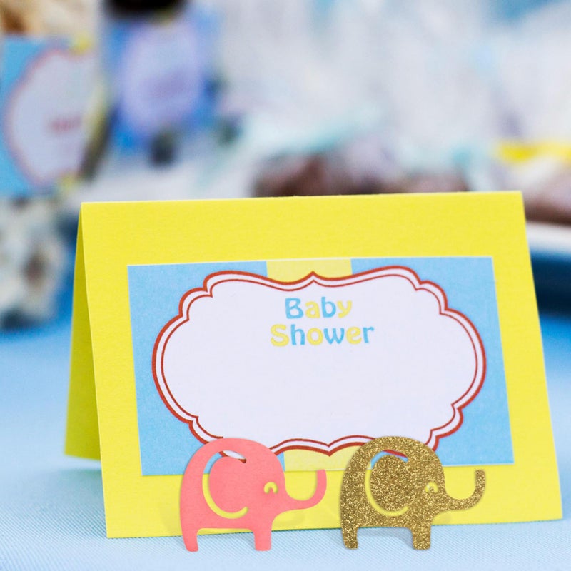 Cartoon Elephant Confetti For Baby Shower Decorations DIY Party Table Decoration - Image 5