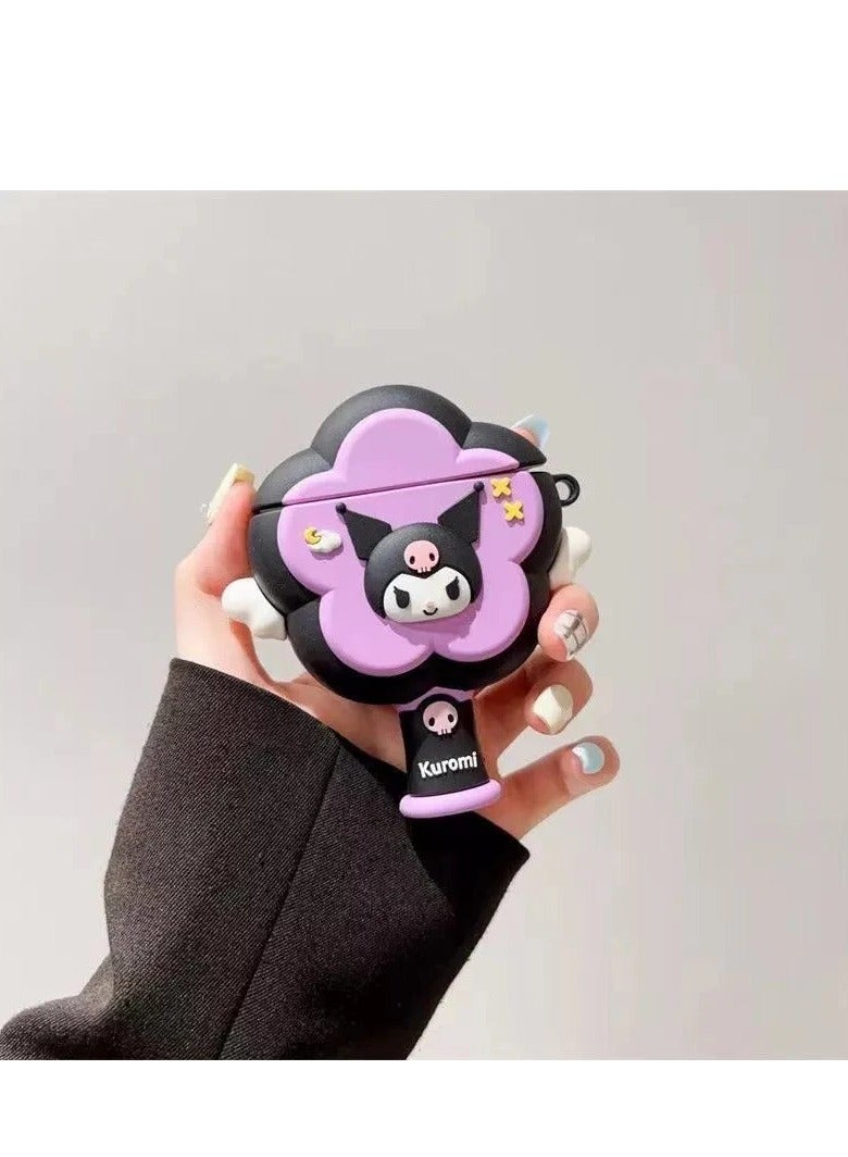 airPods 4 for happy case Case Silicone Shockproof Cover for Apple, New 3D Cute Cartoon Creative Fun Case Skin with Keychain Design for AirPods 4  - Image 1