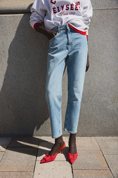 H&M Slim Mom High Ankle Jeans