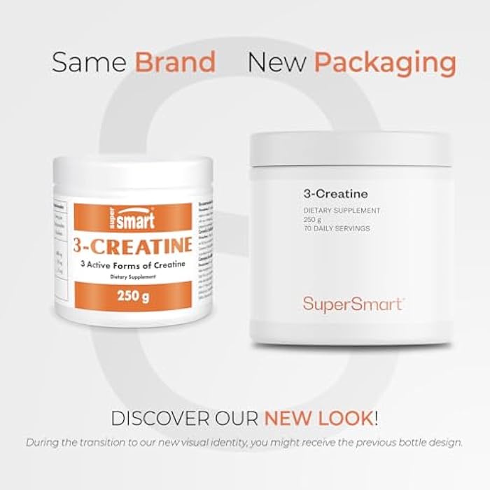 Supersmart - 3-Creatine - with Creatine Monohydrate - Physical Performance & Muscle Stimulator - Increase Faster Post-Exercise Recovery | Non-GMO & Gluten Free - 250 g - Image 2