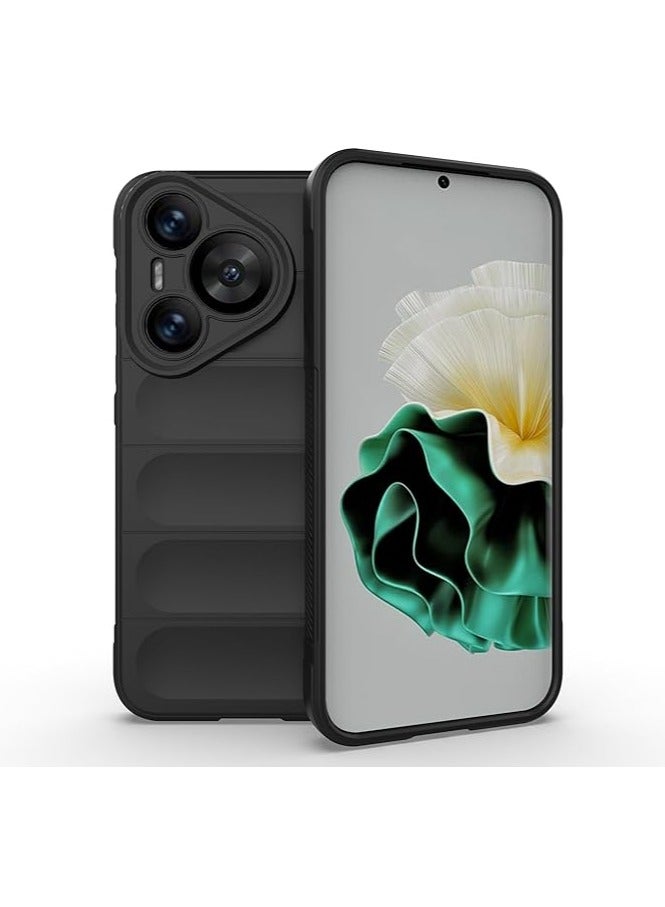 عام لحالة هاتف هواوي P70/P70 Pro، تصميم مرن فائق الرقة لامتصاص الصدمات، مقاوم للخدوش، غطاء مطاطي مرن فاخر ومتين، يغطي هاتف هواوي P70 بشكل كامل - Image 1