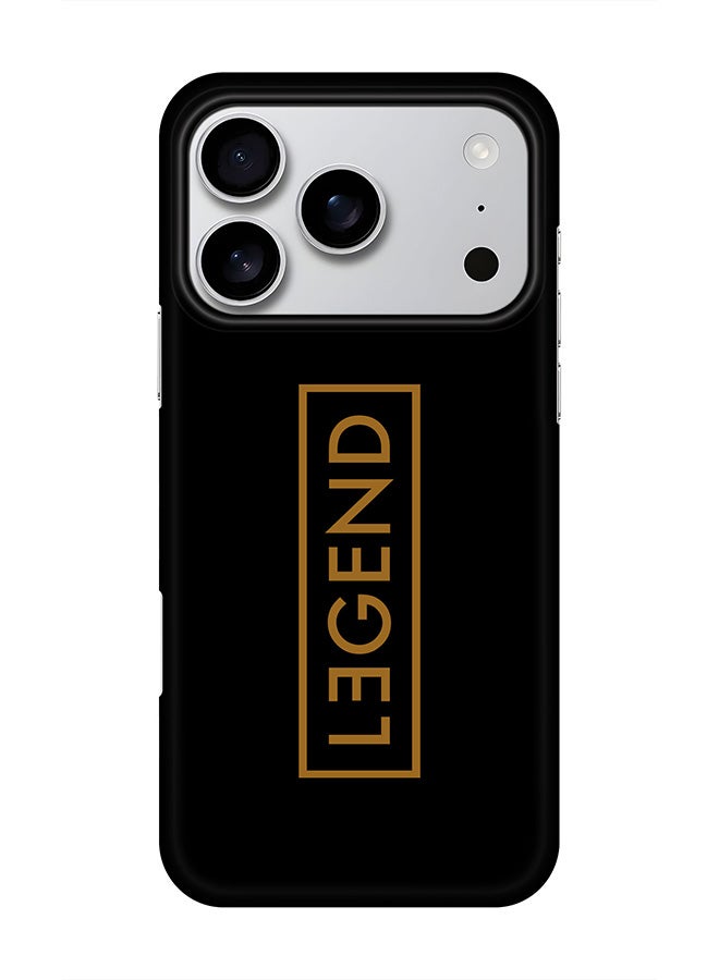 Stylizedd For iPhone 17 Pro,Case, [Compatible with MagSafe] Magnetic cover Slim fit Protection Matte, - Legend