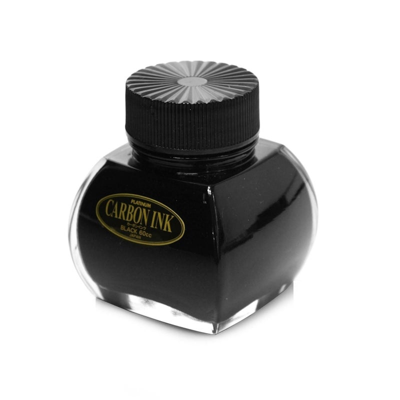 Platinum Carbon Ink Bottle 60ml - Black - Image 3