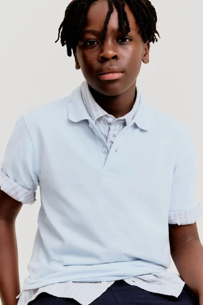 اتش اند ام قميص بولو قطن بيكيه