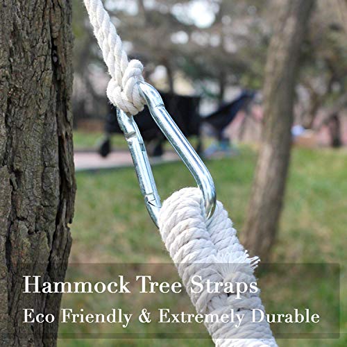 INNO STAGE 2 Tree Swing Hanging Straps Hammock Rope 13 FT Each with Heavy Duty Carabiner Hooks Kit for Camping or Tire Playground Accessories - Safer Extension Conversion/Easy Setup Indoor Outdoor - Image 2