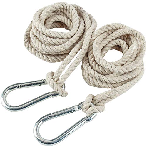 INNO STAGE 2 Tree Swing Hanging Straps Hammock Rope 13 FT Each with Heavy Duty Carabiner Hooks Kit for Camping or Tire Playground Accessories - Safer Extension Conversion/Easy Setup Indoor Outdoor - Image 1