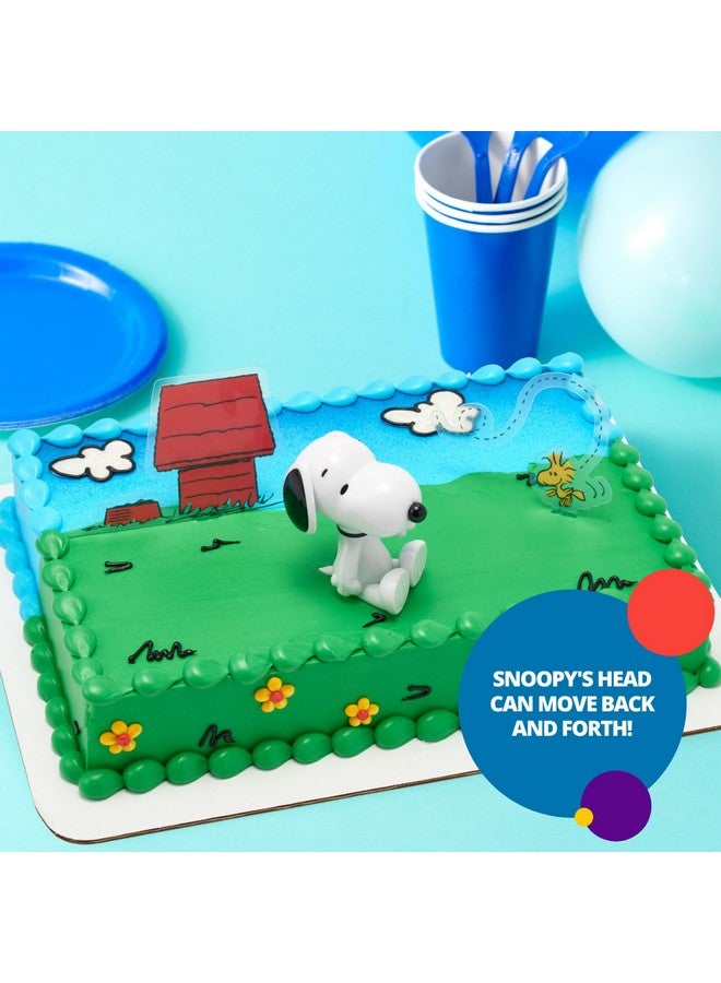 DecoPac DecoSet® Peanuts® Snoopy® and Woodstock® Cake Topper, 3-Piece Cake Decoration | For Birthday, Parties, Celebration - Image 4