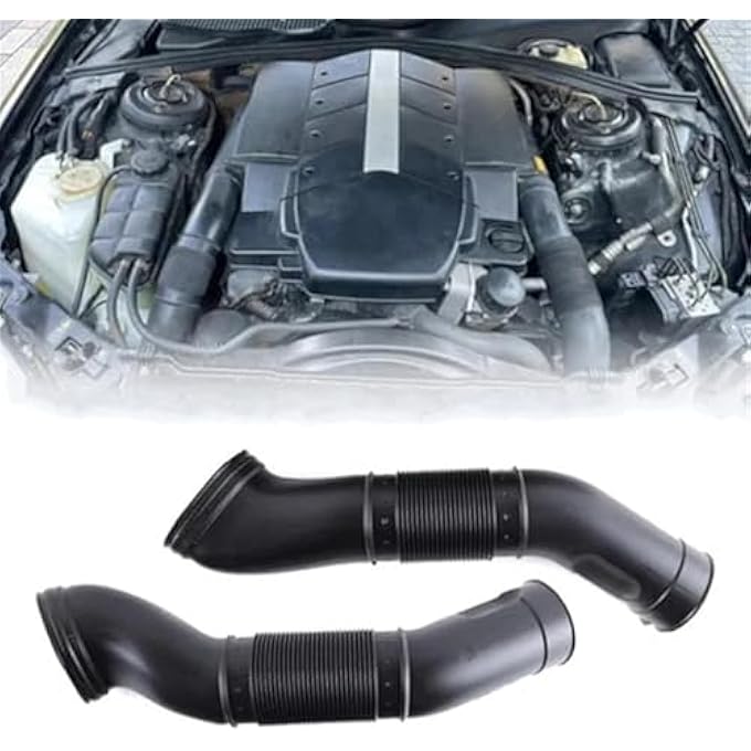 Wivplex Air Intake Left Right Side Duct Hose Mass Meter Pipe Tube Parts 1130941182 1130941282, for, W215 W220 Car Air Filter Intake Hose - Image 2