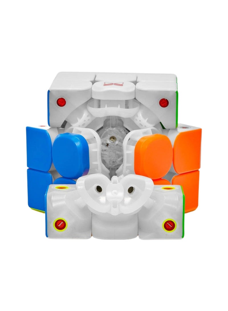 QiYi X-Man Tornado V4 Flagship 3x3 Magnetic Speed Cube – Adjustable Professional Competition Cube - Image 3