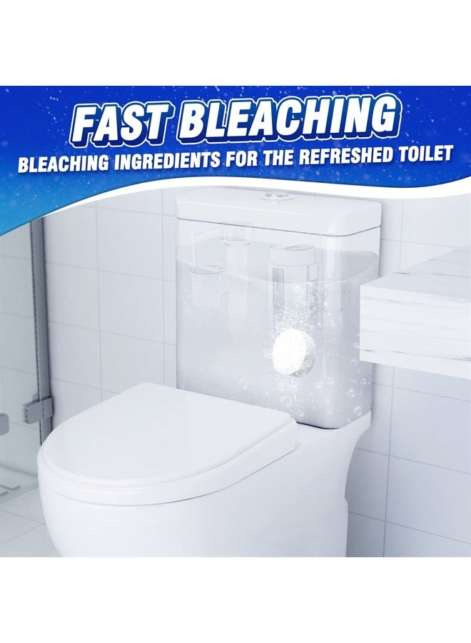 Vacplus Toilet Bowl Cleaners - 12 PACK, Household Toilet Cleaner, Automatic Toilet Bowl Cleaners with Bleach, Sustained-Release Toilet Tank Cleaners for Deodorizing & Descaling, 1.76 Ounces Each - Image 2