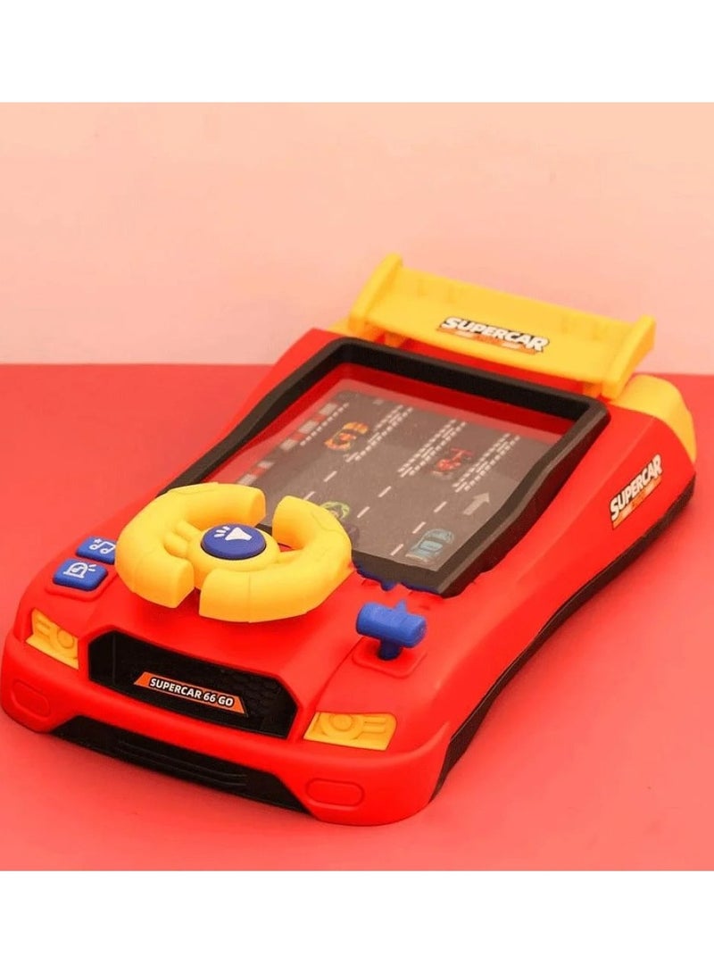 Steering Wheel Game Toys for Kids Simulated Driving Racing Car Game with Musical Interactive Educational Learning Racing Desktop Game Sensory Toy for Young Children (Racing) - Image 4