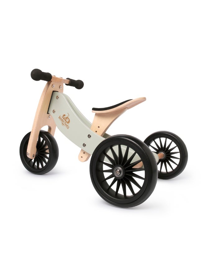 Kinderfeets Tiny Tot Plus 2-in-1 Wooden Balance Bike - Premium High Quality Toddler Walker - Image 1