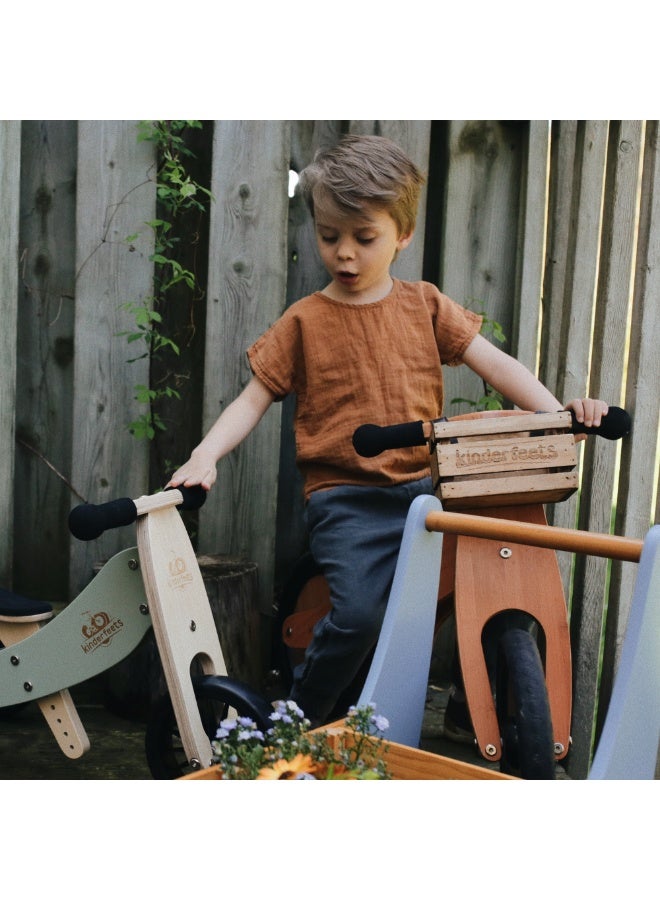 Kinderfeets Tiny Tot Plus 2-in-1 Wooden Balance Bike - Premium High Quality Toddler Walker - Image 4