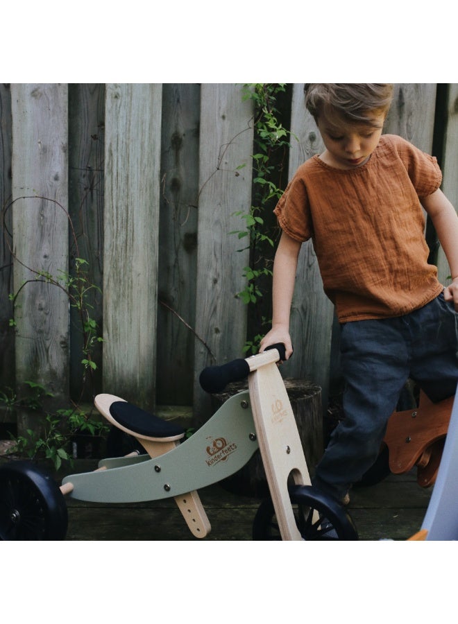 Kinderfeets Tiny Tot Plus 2-in-1 Wooden Balance Bike - Premium High Quality Toddler Walker - Image 2