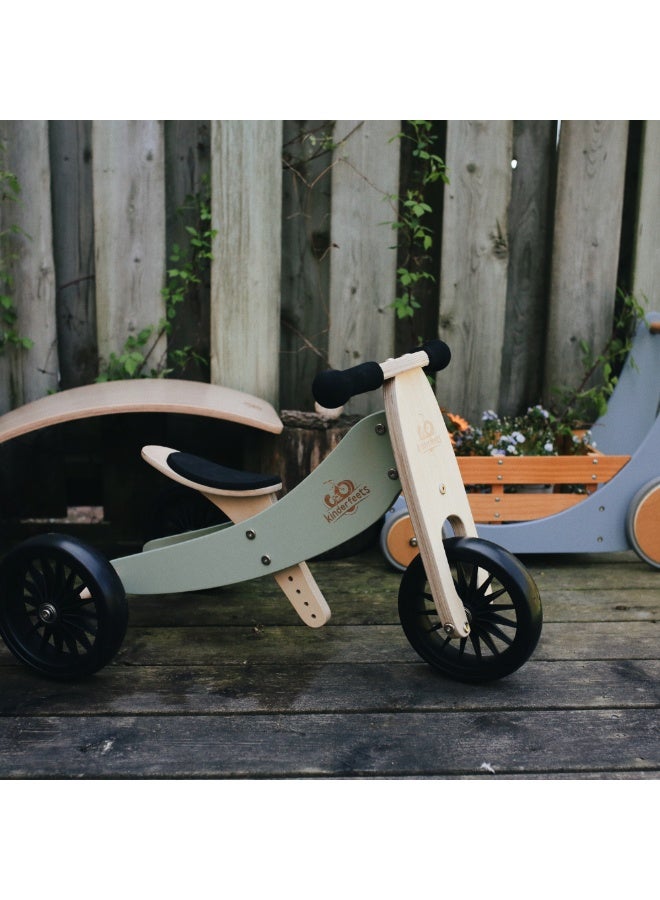 Kinderfeets Tiny Tot Plus 2-in-1 Wooden Balance Bike - Premium High Quality Toddler Walker - Image 3
