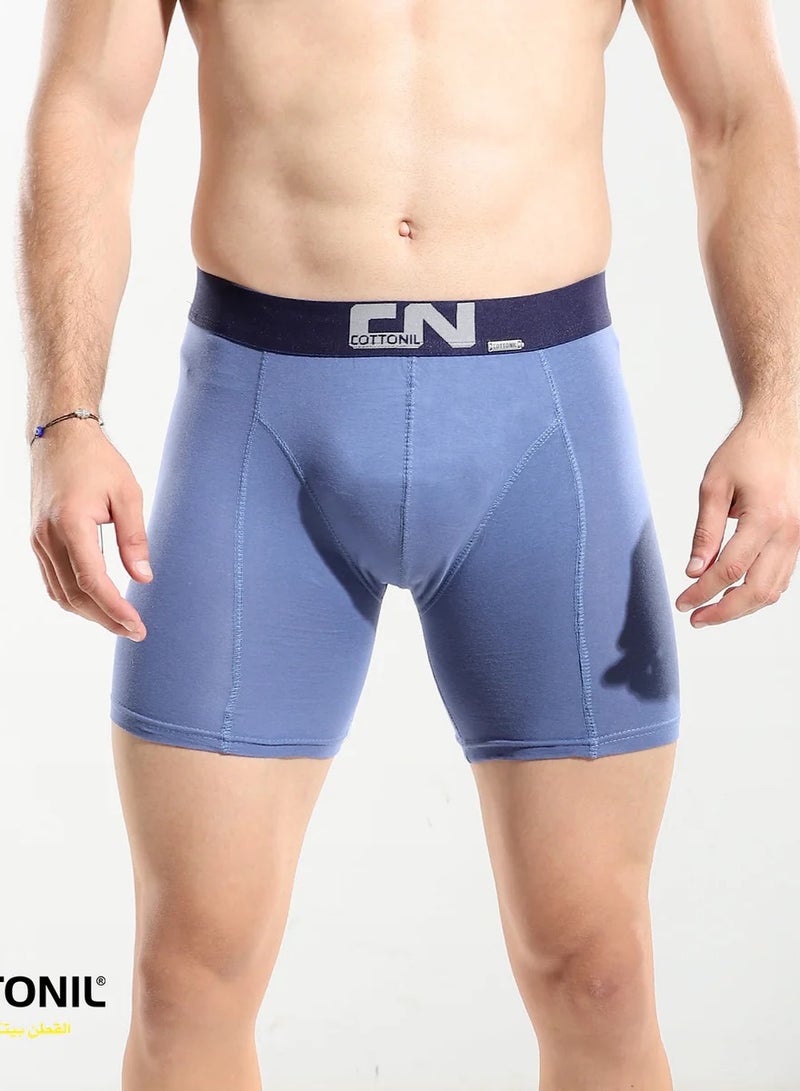 COTTONIL Men Long Basic Plain Color Boxer  - Image 1