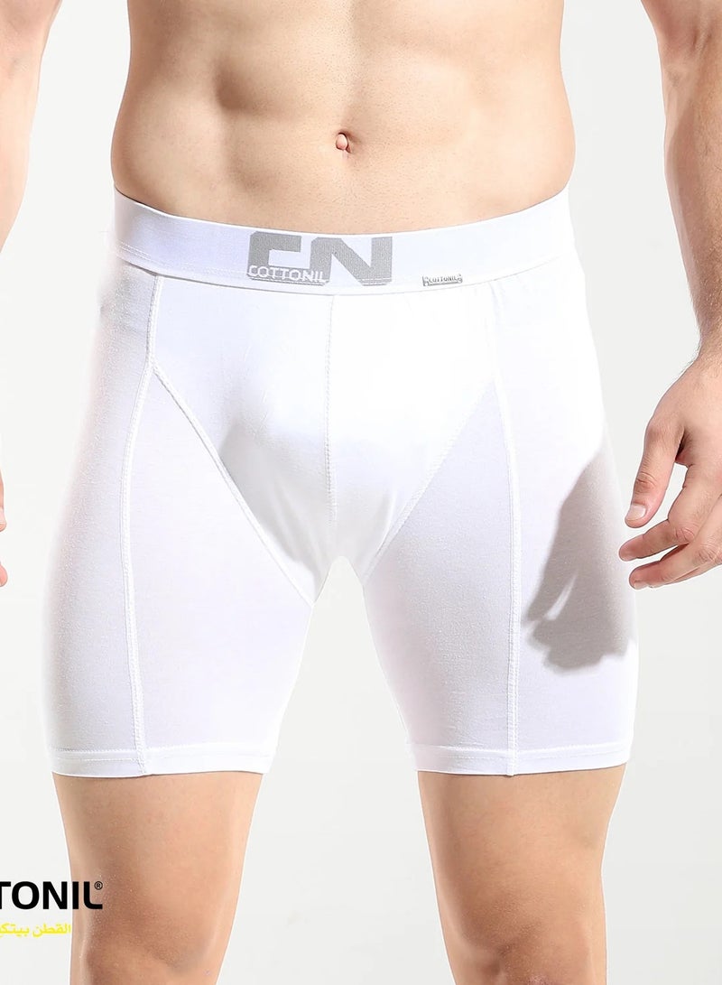 COTTONIL Men Long Basic Plain Color Boxer  - Image 2