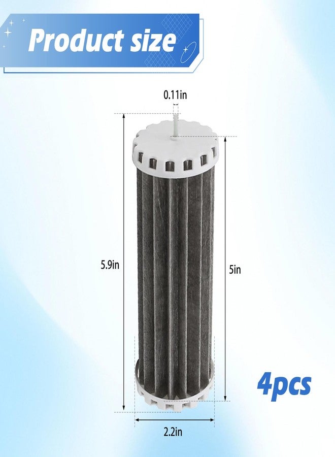TTSITG مجموعة فلاتر أحواض السمك TTSITG المكونة من 4 قطع متوافقة مع حوض السمك Penguin PRBW2350B 200 350، قطع غيار بديلة لفلاتر التعليق Bio-Wheel 200B 350B (4 × BioWheels) - Image 2