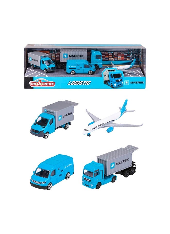 Majorette Majorette Maersk Transportation Vehicles Giftpack (4 Pieces)  - Image 2