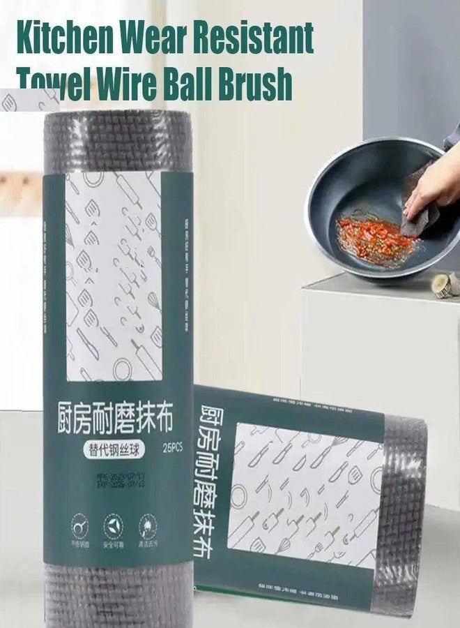 Hidak لفائف مناشف ورقية للأطباق من هيداك، لفائف مناشف ورقية للتنظيف للاستخدام مرة واحدة، قطعة قماش لتنظيف الأطباق، مناديل تنظيف، أقمشة للمطبخ - Image 5