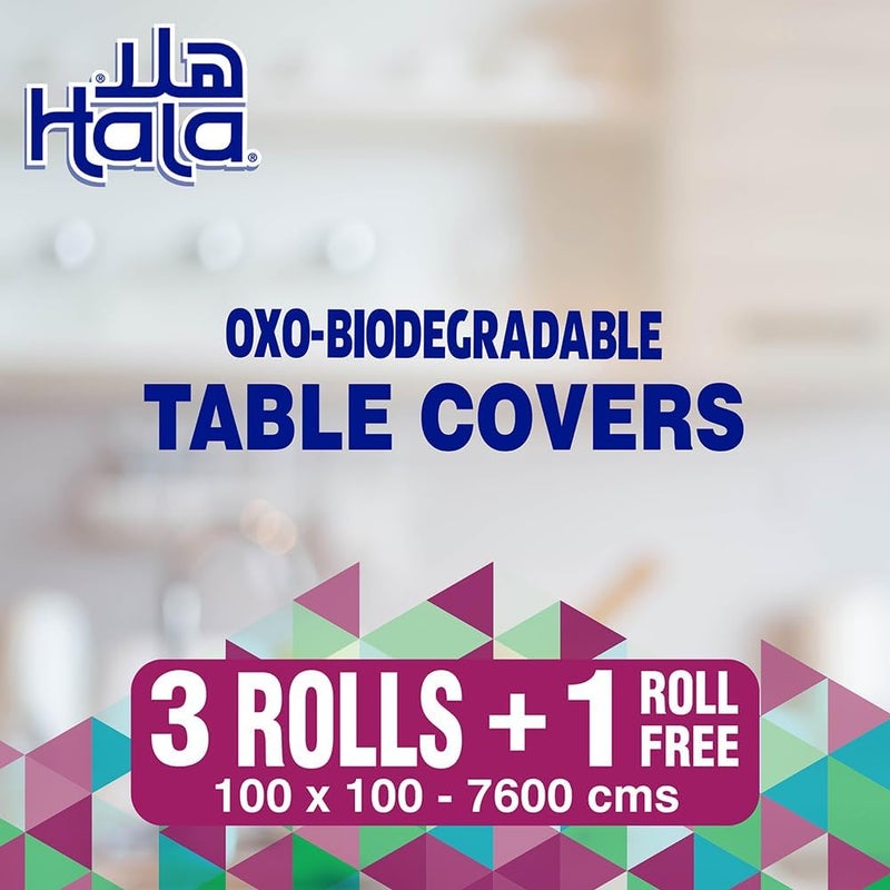 Hala Table Cover Travel Pack 3+1 Rolls 76 Sheets - Image 3