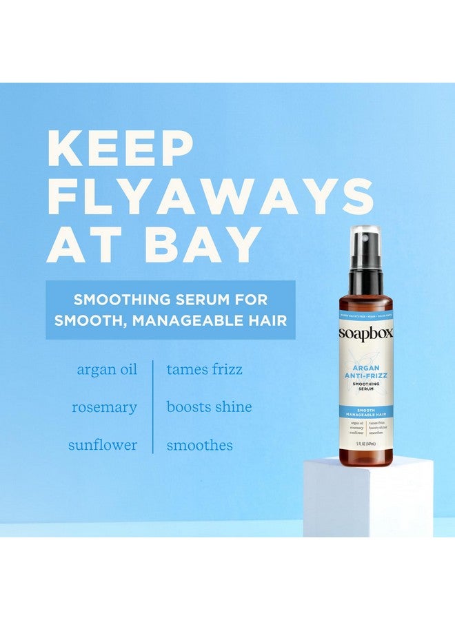سوب بوكس سيروم تنعيم الشعر بزيت الأرغان من سوب بوكس، سيروم مضاد للتجعد لجميع أنواع الشعر مع زبدة الشيا وفيتامين هـ، يُصلح التلف ويتحكم في الشعر المتطاير - نباتي، خالٍ من القسوة والغلوتين (5 أونصة سائلة) - Image 4