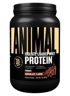 UNIVERSAL NUTRITION Animal Whey Isolate Loaded  Chocolate 2 Lb 