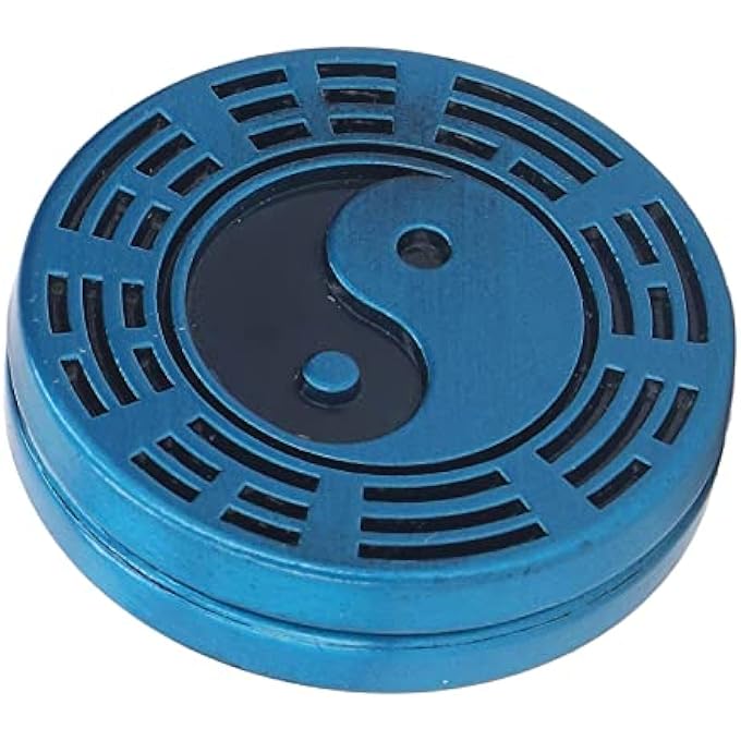 Jiawu ADHD Push Slider Toy Adult Portable Metal Haptic Sensory Toy, Stress Relief, Ergonomic Design, Portable Design (Blue) - Image 1