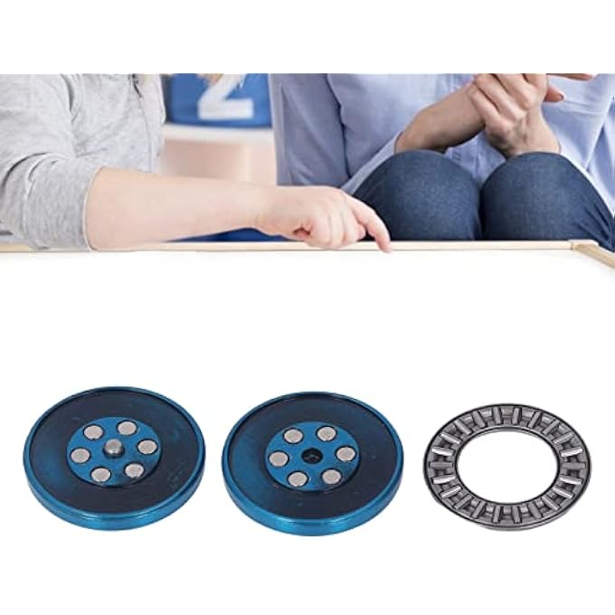 Jiawu ADHD Push Slider Toy Adult Portable Metal Haptic Sensory Toy, Stress Relief, Ergonomic Design, Portable Design (Blue) - Image 4