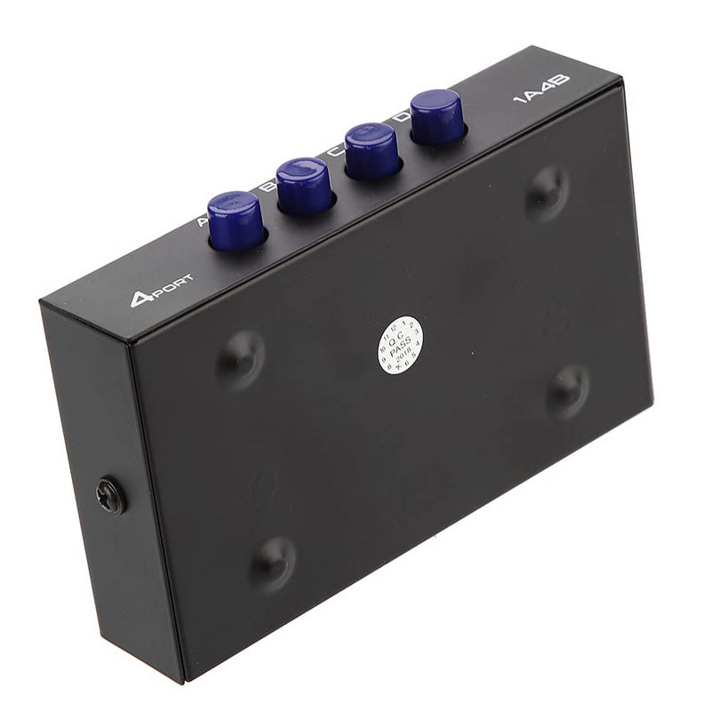 USB 2.0 Manual 2/4 Port Peripheral Sharing Switch Box for PC Printer Scanner, Compatible Device Hub - Image 2