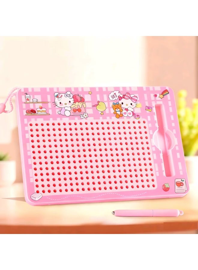 Magnetic Drawing Board, Magnetic Drawing Board for Children, Magnetic Drawing Board with Pen, 21 x 15 x 1.3 cm, Educational Toys and Magnetic Games for Children - Image 1