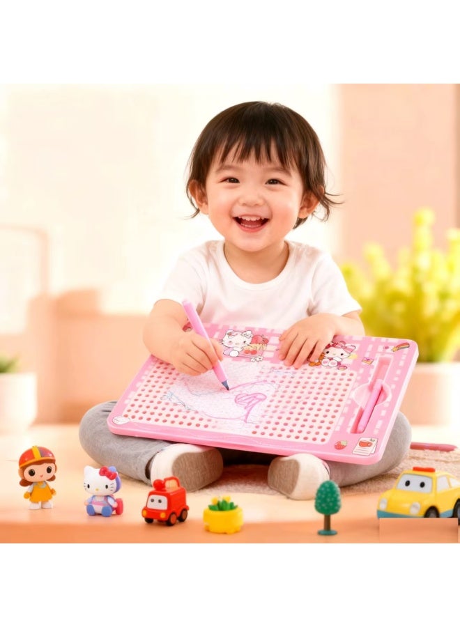 Magnetic Drawing Board, Magnetic Drawing Board for Children, Magnetic Drawing Board with Pen, 21 x 15 x 1.3 cm, Educational Toys and Magnetic Games for Children - Image 4