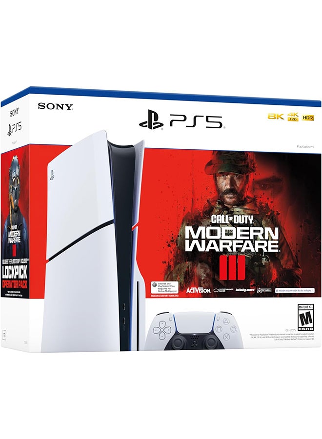 Sony PlayStation 5 Slim Disc Console – Call of Duty Modern Warfare III Bundle- International Version - Image 3