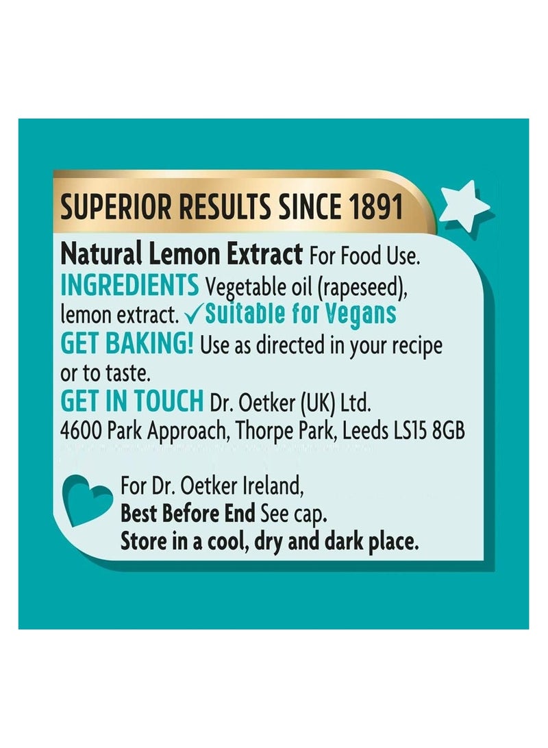 Dr.Oetker Natural Extract Sicilian Lemon 35 ML - Image 2