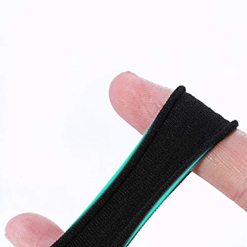 chkoodi 100 Pack Seamless Cotton Hair Ties, High Stretch Ponytail Holders and Headbands, No Crease Scrunchies for Thick Hair (Black) - Image 4