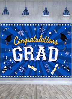 Tatuo Tatuo 2024 Graduation Decorations 70.8 x 39.3 Inch Party Backdrop Large Banner for Class, Grad Photography Background Congrats Sign Graduation Favors Supplies and Prom Booth Indoor Outdoor 
