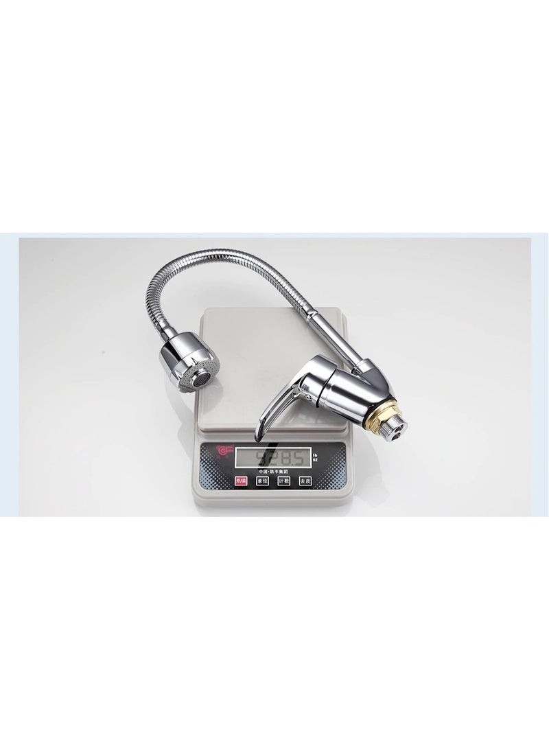 خلاط مزدوج لحوض الوش او المطبخ  برقة سوستة متحركة 50 سم - Image 2