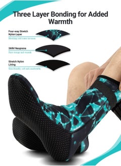 Excefore Neoprene Socks 3mm Wetsuit Diving Socks Thermal Anti-Slip Scuba Socks Water Booties for Swimming Water Sports  - Image 2