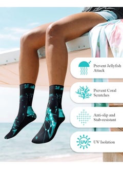Excefore Neoprene Socks 3mm Wetsuit Diving Socks Thermal Anti-Slip Scuba Socks Water Booties for Swimming Water Sports  - Image 5