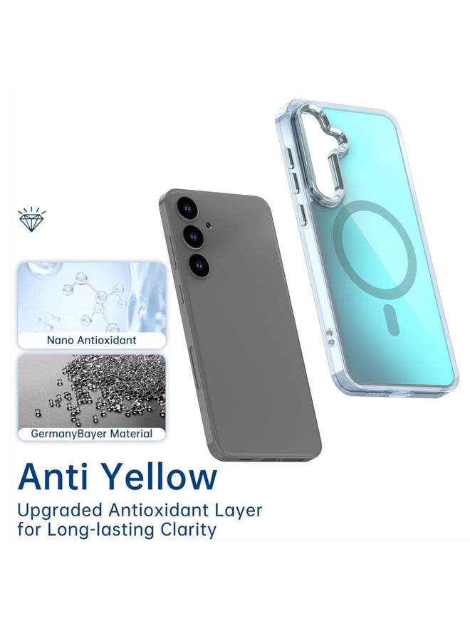 S-TOP Case For Samsung Galaxy S25 5G Plating Gradient Discolor MagSafe Phone Case with Holder - Image 5