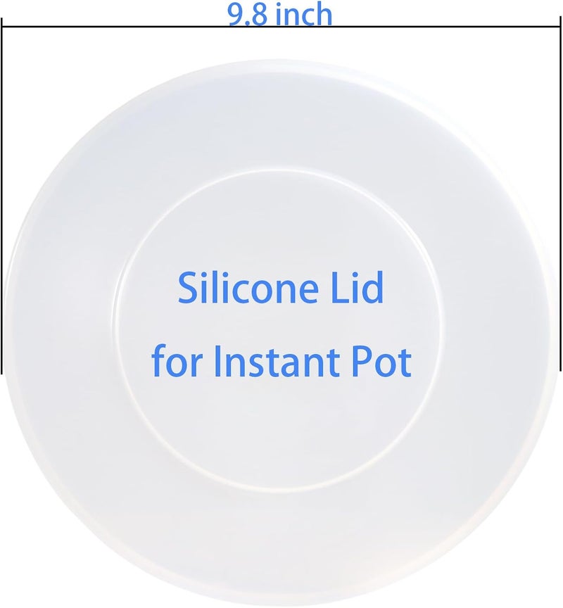 MIRUMIO Silicone Lid for Instant Pot 6 QT & 5 QT, 9.8IN Premium Pot Cover for Instapot 5 & 6 Quart Inner Pot, Reusable Silicone Lids for Bowl and Food Cover, Lid Accessories for Instant Pot - Image 5
