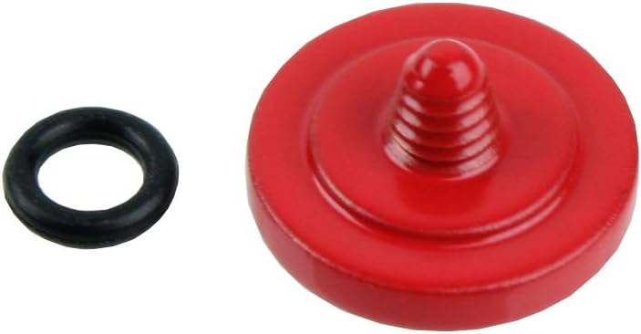 FotoTech Soft Shutter Release Button Compatible with Fuji Fujifilm X-T5 X-T4 X-T3 X-T30 X-T30 II X-T20 X-PRO3 X100V X100F X-E4 X-E3 RX1R II RX10 IV III Leica M9 Nikon Df F3 (3 Pieces, Red) - Image 5