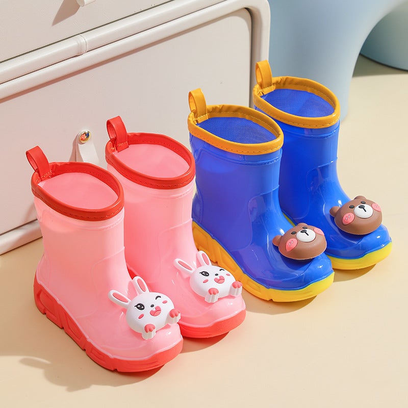 Children's Cartoon Rain Boots – Non-Slip Waterproof Shoes for Toddlers and Kids - Image 2
