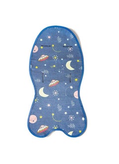Baby Stroller Cool Pad Summer Ice Cooler Mat Breathable Sleeping Cushion Pad Liner for Stroller High Chair Deep Blue