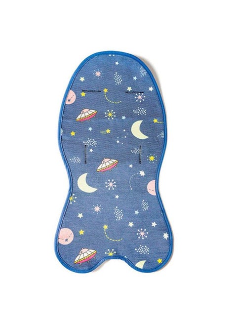Baby Stroller Cool Pad Summer Ice Cooler Mat Breathable Sleeping Cushion Pad Liner for Stroller High Chair Deep Blue